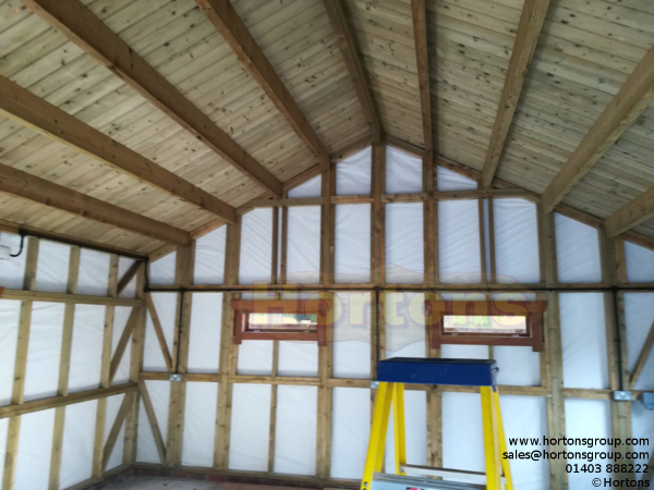 6x6m Framed Timber Double Garage